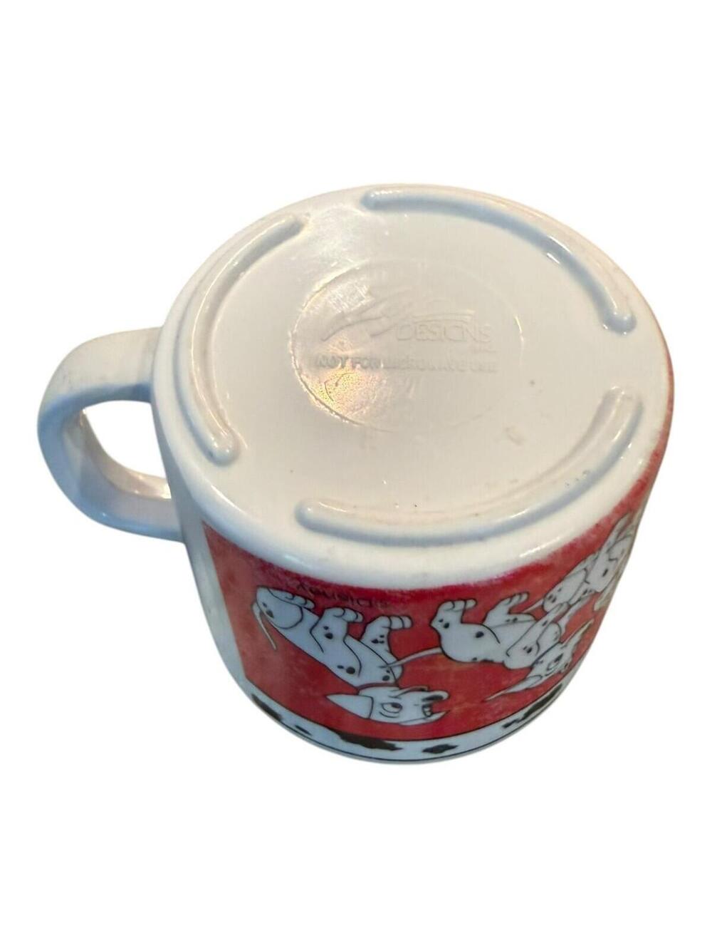 Vintage Zak Designs Disney 101 Dalmatians Puppies Kids Coffee Plastic Cup Mug - Picture 4 of 5